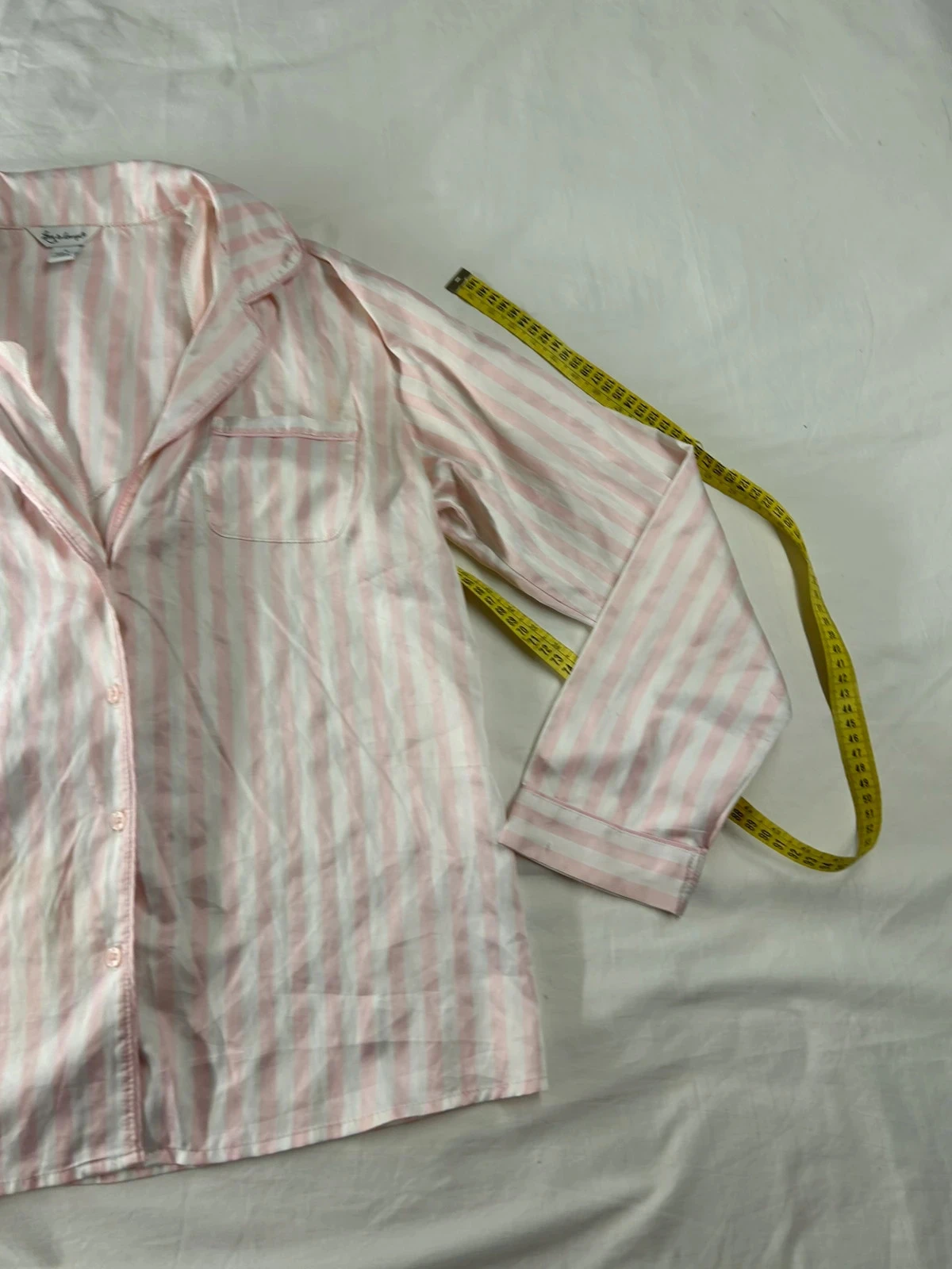 Camisa listrada branco e rosa Love to Lounge – photo 3